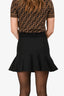 Red Valentino Black Flared Mini Skirt Size 38