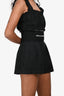 Alexander Wang Black Cotton Logo Waist Shorts Size 4