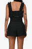Alexander Wang Black Cotton Logo Waist Shorts Size 4