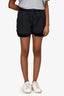 Sacai Luck Navy Cotton Shorts w/ Silk/Lace Lining Size 1