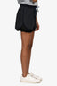 Sacai Luck Navy Cotton Shorts w/ Silk/Lace Lining Size 1