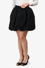 Dolce & Gabbana Black Mohair/Wool/Silk Puff Mini Skirt Size 36