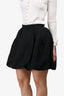 Dolce & Gabbana Black Mohair/Wool/Silk Puff Mini Skirt Size 36