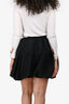Dolce & Gabbana Black Mohair/Wool/Silk Puff Mini Skirt Size 36