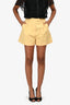Miu Miu 2012 Yellow Cotton Shorts Size 36