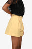 Miu Miu 2012 Yellow Cotton Shorts Size 36