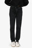 Agolde Dark Grey Edged Waist Frayed Hem Jeans Size 24