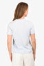 Burberry Light Blue 'TB' Embroidered T-Shirt Size S