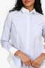Sacai Luck Blue/White Cotton/Mesh Shirt Size 1