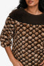 O'2nd Brown 3/4 Sleeve Mink Sweater Size 2