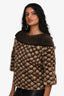 O'2nd Brown 3/4 Sleeve Mink Sweater Size 2
