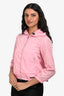 Miu Miu 2010 Pink Nylon Hooded Jacket Size 38