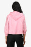 Miu Miu 2010 Pink Nylon Hooded Jacket Size 38