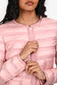 Moncler Pink Lissy Giubbotto Light Down Jacket Size 1