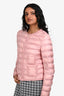 Moncler Pink Lissy Giubbotto Light Down Jacket Size 1