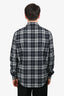 Louis Vuitton Grey Tartan Pattern Button Up Shirt Size XXL Mens