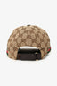 Gucci Brown GG Monogram Web Baseball Cap Size L