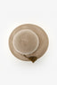Hermès Brown Rabbit Felt Tasseled Hat Size 55
