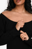 Alexander Wang Black Wool/Mesh Cropped Sweater Size S