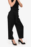Max Mara Black Wool High Waist Pants With Belt Size 6 US