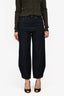 Toteme Navy Denim Barrel Leg Jeans Size 27/30