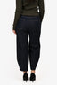 Toteme Navy Denim Barrel Leg Jeans Size 27/30