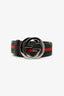 Gucci Brown Leather GG Belt Size 80