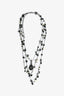 Pre-Love Chanel™ 2011 Silver Tone Metal Bead Embellished Multi-strand Necklace
