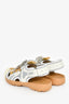 Gucci Cream Jewel Mesh Sandals Size 37.5