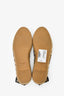Saint Laurent Black/White Polkadot Canvas Espadrille Flats Size 37