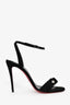 Christian Louboutin Black Suede Stud Heels Size 37.5