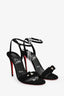 Christian Louboutin Black Suede Stud Heels Size 37.5
