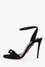 Christian Louboutin Black Suede Stud Heels Size 37.5