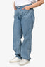 The Frankie Shop Light Wash Denim Straight Leg Jeans Size L