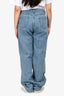 The Frankie Shop Light Wash Denim Straight Leg Jeans Size L