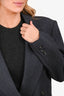 Smythe Blue Check Double Breasted Blazer Size M