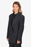 Smythe Blue Check Double Breasted Blazer Size M