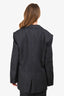 Smythe Blue Check Double Breasted Blazer Size M