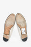 Gucci Off-White Leather Horsebit Loafers Size 37.5