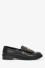 Pre-Loved Chanel™ Black Quilted Leather Tab CC Turnlock Loafers Size 38.5