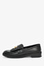 Pre-Loved Chanel™ Black Quilted Leather Tab CC Turnlock Loafers Size 38.5