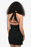 Jacquemus Black Wool 'Limao' Cut Out Mini Dress Size 38