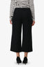 A.L.C. Black Wide Leg Capri Pants Size 8