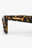 Bottega Veneta Tortoise Shell Angle Acetate Pointed Cat Eye Sunglasses