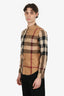Burberry Brown Nova Check Button Down Shirt Size S Mens