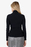 Acne Studios Black Ribbed Turtleneck Sweater Size XS