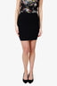 T Alexander Wang Black Ribbed Mini Skirt Size XS