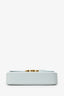 Celine Light Blue Shiny Calfskin Claude Shoulder Bag