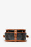 Celine Brown Triomphe Canvas Folco Crossbody Bag