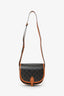Celine Brown Triomphe Canvas Folco Crossbody Bag